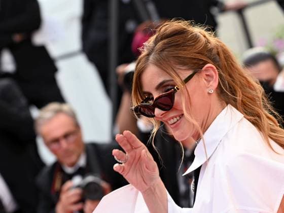 76th Cannes Film Festival 2023, evening 7 - Red Carpet film Club Zero. In the photo: Clotilde Courau  Copyright: xSimonexComix xipa-agency.netx xPoolxPhotoxEventsx01x IPA_IPA38139653