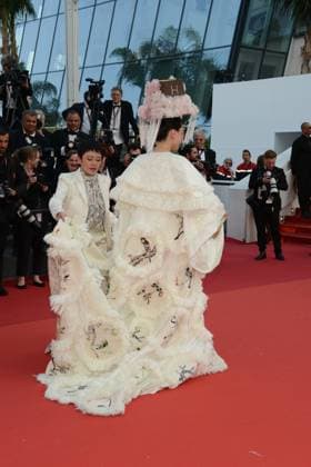 May 22, 2023, CANNES, France: CANNES, FRANCE - MAY 22: Emily Cheong attends the Club Zero red carpet during the 76th annual Cannes film festival at Palais des Festivals on May 22, 2023 in Cannes, France. CANNES France - ZUMAi09_ 20230522_zaf_i09_046 Copyright: xFrederickxInjimbertx