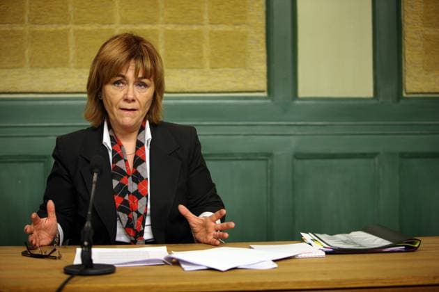 STOCKHOLM 20100128 Justitieminister Beatrice Ask har pressträff med anledning av att regeringen fattat beslut om en lagradsremiss med förslag pa skärpta straff för valdsbrott. STOCKHOLM SVERIGE x75906x *** STOCKHOLM 20100128 Minister of Justice Beatrice Ask holds a press conference on the occasion of the governments decision on a legislative referral with proposals for stricter penalties for electoral offenses STOCKHOLM SWEDEN x75906x  Copyright: xFREDRIKxPERSSONx ASK VALDSBROTT