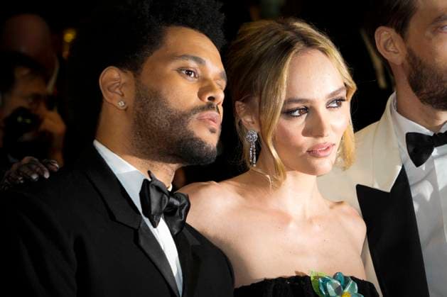 Foto IPP Daniele Cifala™ Cannes 22 05 2023 The Idol Red Carpet - The 76th Annual Cannes Film Festival nella foto : Canadian singer Abel Makkonen Tesfaye aka The Weeknd, French-US actress Lily-Rose Depp Italy Photo Press - World Copyright