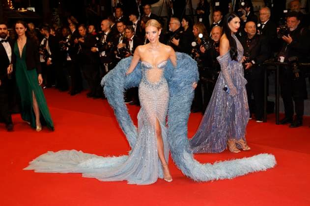 Leonie Hanne bei der Premiere der HBO-Dramaserie The Idol auf dem Festival de Cannes 2023 76. Internationale Filmfestspiele von Cannes im Palais des Festivals. Cannes, 22.05.2023
