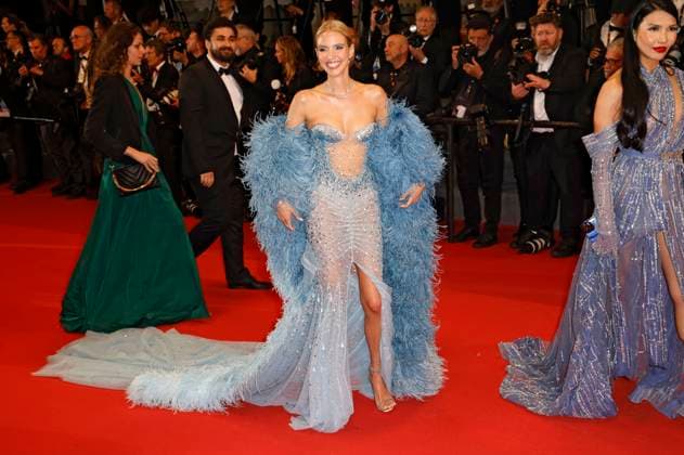Leonie Hanne bei der Premiere der HBO-Dramaserie The Idol auf dem Festival de Cannes 2023 76. Internationale Filmfestspiele von Cannes im Palais des Festivals. Cannes, 22.05.2023