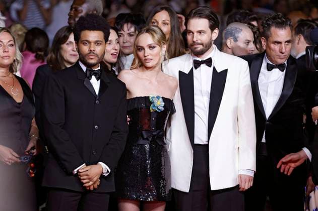 Entertainment Themen der Woche KW21 Abel The Weeknd Tesfaye, Lily-Rose Depp und Sam Levinson bei der Premiere der HBO-Dramaserie The Idol auf dem Festival de Cannes 2023 76. Internationale Filmfestspiele von Cannes im Palais des Festivals. Cannes, 22.05.2023 *** Abel The Weeknd Tesfaye, Lily Rose Depp and Sam Levinson at the premiere of the HBO drama series The Idol at the Festival de Cannes 2023 76 Cannes International Film Festival at the Palais des Festivals Cannes, 22 05 2023. Foto:xS.xGabschx xFuturexImage