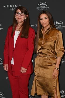 76th Cannes Film Festival 2023, Photocall Kering Women in motion, talk with Eva Longoria, Stacy L. Smith. Pictured Eva Longoria, Stacy L Smith  Copyright: xSimonexComix xipa-agency.netx xPoolxPhotoxEventsx01x IPA_IPA38155911