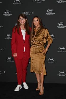 76th Cannes Film Festival 2023, Photocall Kering Women in motion, talk with Eva Longoria, Stacy L. Smith. Pictured Eva Longoria, Stacy L Smith  Copyright: xSimonexComix xipa-agency.netx xPoolxPhotoxEventsx01x IPA_IPA38155921