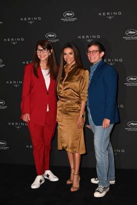 76th Cannes Film Festival 2023, Photocall Kering Women in motion, talk with Eva Longoria, Stacy L. Smith. Pictured Eva Longoria, Stacy L Smith  Copyright: xSimonexComix xipa-agency.netx xPoolxPhotoxEventsx01x IPA_IPA38155973