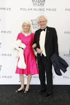 STOCKHOLM 20230523 Alexandra Charles and Bengt von Hofsten arrive at the 2023 Polar Prize ceremony at the Grand Hotel in Stockholm on Tuesday Stockholm SVERIGE x10430x  Copyright: xChristinexOlsson TTx POLARPRISET 2023 TTABB0000000000189039