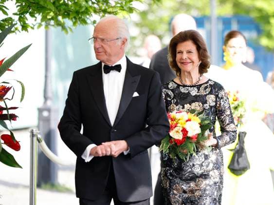 STOCKHOLM 20230523 King Carl Gustaf and Queen Silvia arrive at the 2023 Polar Prize ceremony at the Grand Hotel in Stockholm on Tuesday Stockholm SWEDEN x10430x  Copyright: xChristinexOlsson TTx POLARPRISET 2023 TTABB0000000000189088
