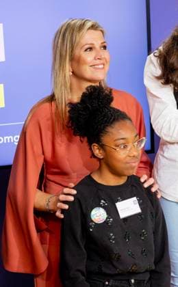23-05-2023 The Hague Queen Maxima attend the launch of the cooperation between More Music in the Classroom and the Ministry of Education, Culture and Science in the context of cultural offerings at and after school to promote equality of opportunity in the Kindcentrum in The Hague. Â  Copyright: xPPEx