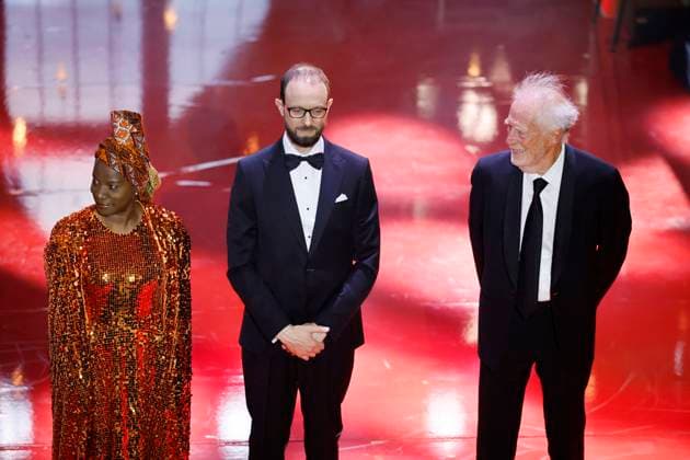 This year s Polar Music Prize laureates from left AngÃ lique Kidjo, Michael Pärt, son of laureate Arvo Pärt, and Chris Blackwell during the Polar Music Prize Award Ceremony at Grand Hotel in Stockholm, May 24, 2023 Stockholm SWEDEN x10430x  Copyright: xChristinexOlsson TTx POLAR MUSIC PRIZE 2023 SCANPIXB057279