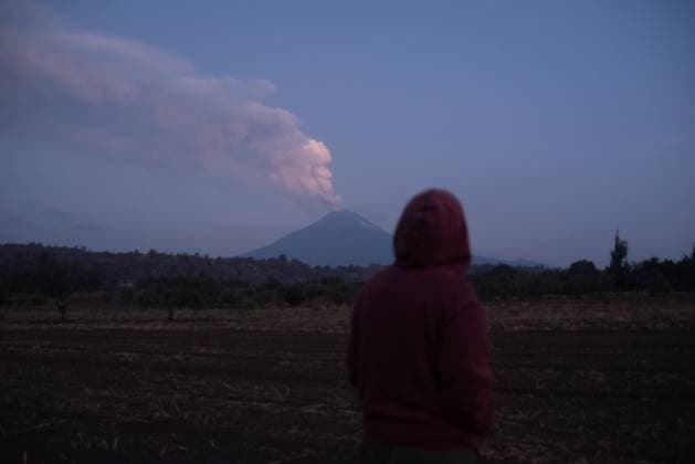May 23, 2023: The Popocatepetl Volcano released some lava explosions during the night. In the morning it continued its activity releasing ash on populations near the mountain - ZUMAqp1_ 20230523_zip_qp1_008 Copyright: xHectorxAdolfoxQuintanarxPerezx
