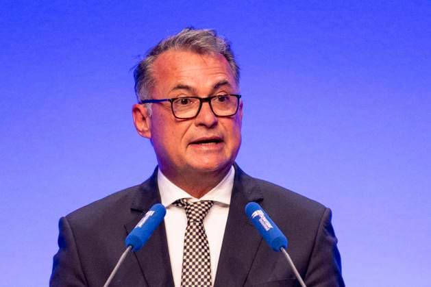 Wirtschaftstag vom Wirtschaftsrat der CDU Wirtschaft, Politik: Dr. Joachim Nagel, Präsident der Deutschen Bundesbank, spricht beim Wirtschaftstag. Der Wirtschaftstag vom Wirtschaftsrat der CDU besteht seit 60 Jahren. Berlin Nordrhein-Westfalen Deutschland *** Economy Day of the Economic Council of the CDU Economy, Politics Dr Joachim Nagel, President of the Deutsche Bundesbank, speaks at the Economy Day The Economy Day of the Economic Council of the CDU exists for 60 years Berlin North Rhine Westphalia Germany Copyright: xDavidxInderliedx