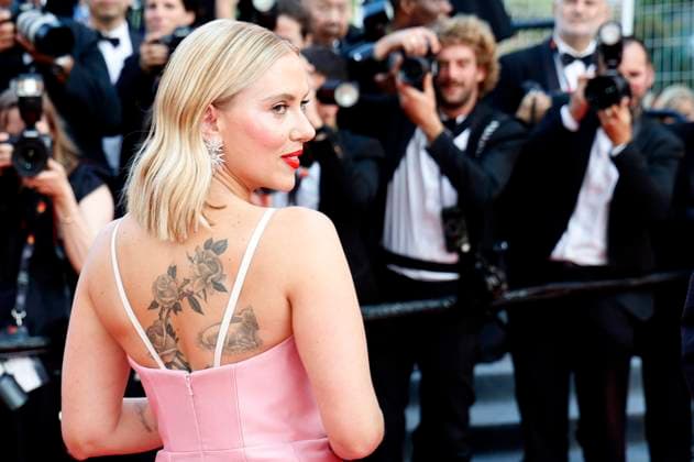 Scarlett Johansson bei der Premiere des Kinofilms Asteroid City auf dem Festival de Cannes 2023 76. Internationale Filmfestspiele von Cannes im Palais des Festivals. Cannes, 23.05.2023