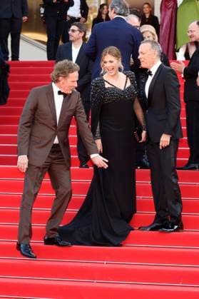 Bryan Cranston, Rita Wilson und Tom Hanks bei der Premiere des Kinofilms Asteroid City auf dem Festival de Cannes 2023 76. Internationale Filmfestspiele von Cannes im Palais des Festivals. Cannes, 23.05.2023