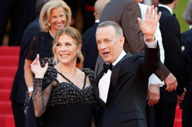 Rita Wilson mit Ehemann Tom Hanks bei der Premiere des Kinofilms Asteroid City auf dem Festival de Cannes 2023 76. Internationale Filmfestspiele von Cannes im Palais des Festivals. Cannes, 23.05.2023