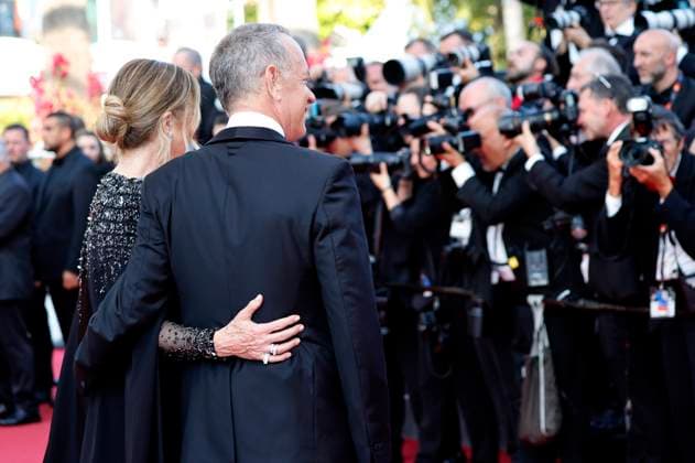 Rita Wilson it Ehemann Tom Hanks bei der Premiere des Kinofilms Asteroid City auf dem Festival de Cannes 2023 76. Internationale Filmfestspiele von Cannes im Palais des Festivals. Cannes, 23.05.2023