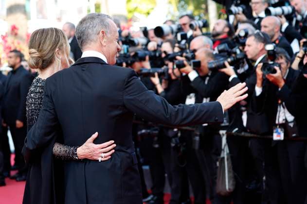 Rita Wilson it Ehemann Tom Hanks bei der Premiere des Kinofilms Asteroid City auf dem Festival de Cannes 2023 76. Internationale Filmfestspiele von Cannes im Palais des Festivals. Cannes, 23.05.2023
