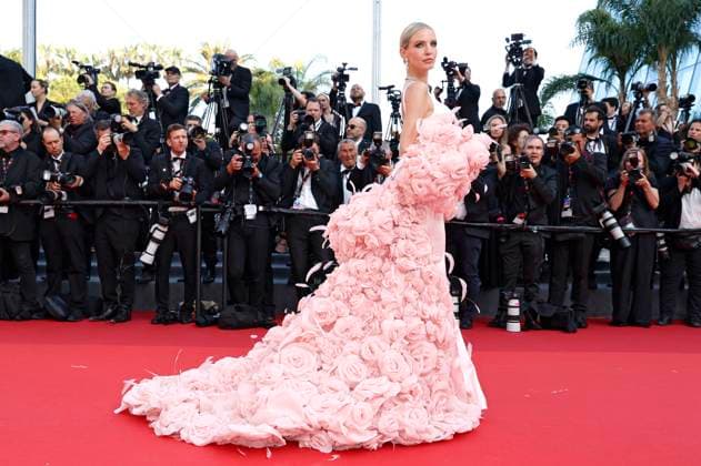 Leonie Hanne bei der Premiere des Kinofilms Asteroid City auf dem Festival de Cannes 2023 76. Internationale Filmfestspiele von Cannes im Palais des Festivals. Cannes, 23.05.2023