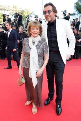 Charlotte Knobloch mit Begleitung bei der Premiere des Kinofilms Asteroid City auf dem Festival de Cannes 2023 76. Internationale Filmfestspiele von Cannes im Palais des Festivals. Cannes, 23.05.2023