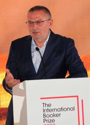 International Booker Prize 2023 London, UK. Bulgarian born writer Georgi Gospodinov wins the International Booker Prize 2023 for his book Time Shelter.. Sky Garden. 23rd May 2023. LMK11-SLIVE240523-001 