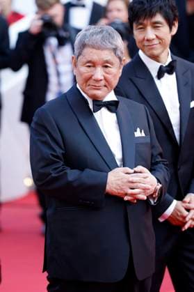 Takeshi Kitano bei der Premiere des Kinofilms Asteroid City auf dem Festival de Cannes 2023 76. Internationale Filmfestspiele von Cannes im Palais des Festivals. Cannes, 23.05.2023
