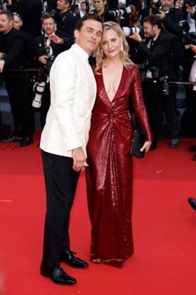 Rupert Friend mit Ehefrau Aimee Mullins bei der Premiere des Kinofilms Asteroid City auf dem Festival de Cannes 2023 76. Internationale Filmfestspiele von Cannes im Palais des Festivals. Cannes, 23.05.2023