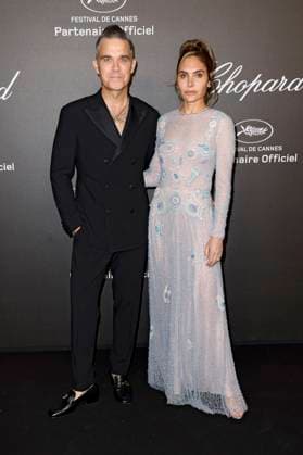 Entertainment Bilder des Tages Robbie Williams mit Ehefrau Ayda Field bei der Chopard Art Gala während des Festival de Cannes 2023 76. Internationale Filmfestspiele von Cannes im Hotel Martinez. Cannes, 23.05.2023