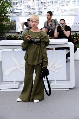 76th Cannes Film Festival 2023, Photocall film Ayeh Haye Zamini (Terrestrial Verses) . Pictured: Sadaf Asgari  Copyright: xAlbertoxTerenghi PoolxPhotoxEvenx xPoolxPhotoxEventsx01x IPA_IPA38183491
