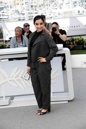 76th Cannes Film Festival 2023, Photocall film Ayeh Haye Zamini (Terrestrial Verses) . Pictured: Faezeh Rad  Copyright: xAlbertoxTerenghi PoolxPhotoxEvenx xPoolxPhotoxEventsx01x IPA_IPA38183522