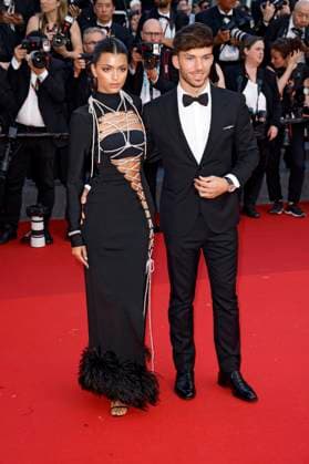 Kika Gomes und Pierre Gasly bei der Premiere des Kinofilms La passion de Dodin Bouffant auf dem Festival de Cannes 2023 76. Internationale Filmfestspiele von Cannes im Palais des Festivals. Cannes, 24.05.2023