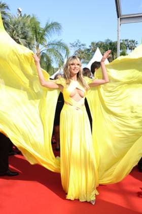May 25, 2023, CANNES, FRANCE: Heidi Klum attends the La Passion De Dodin Bouffant red carpet during the 76th annual Cannes film festival at Palais des Festivals on May 24, 2023 in Cannes, France. CANNES FRANCE - ZUMAs181 20230525_zea_s181_047 Copyright: xDGPx