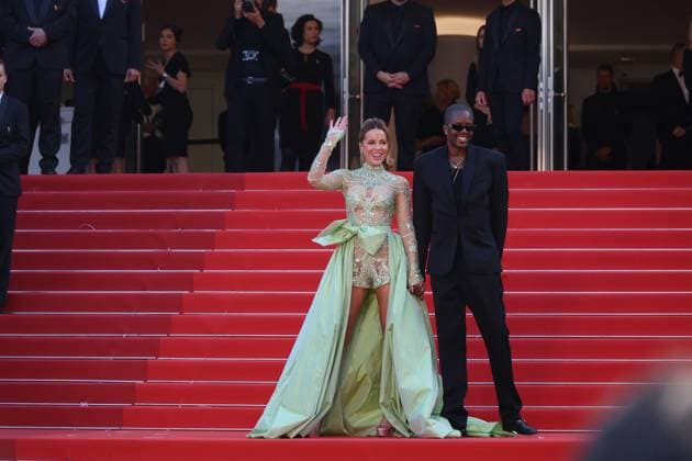 May 23, 2023, CANNES, FRANCE: Kate Beckinsale, Vas J Morgan attend the La Passion De Dodin Bouffant red carpet during the 76th annual Cannes film festival at Palais des Festivals on May 24, 2023 in Cannes, France. CANNES FRANCE - ZUMAs181 20230523_zea_s181_134 Copyright: xDGPx