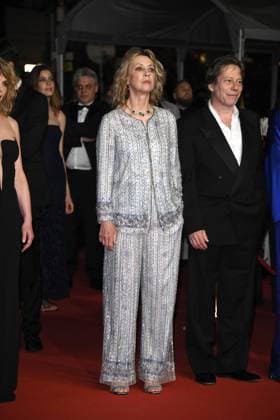 76th Cannes Film Festival 2023, Red Carpet Film . Pictured Il Sol Dell Avvenire . Pictured Margherita Buy  Copyright: xSimonexComix xipa-agency.netx xPoolxPhotoxEventsx01x IPA_IPA38198467
