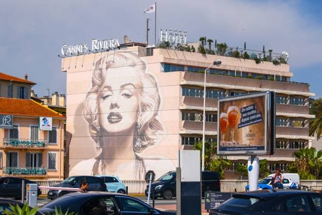 Daily Life In Cannes, France Marilyn Monroe mural is seen in Cannes, France on May 24, 2023. Cannes France  Copyright: xBeataxZawrzelx originalFilename: zawrzel-dailylif230524_npG1o.jpg