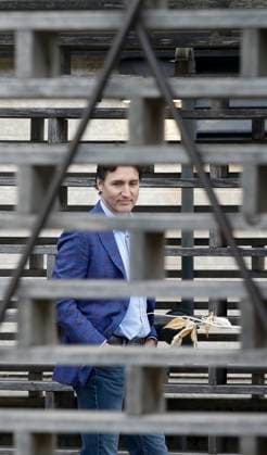 May 24, 2023, WINNIPEG, MANITOBA, CANADA: Prime Minister Justin Trudeau attends a tour of a prairie garden with high school students at The Forks in Winnipeg, Wednesday, May 24, 2023. WINNIPEG CANADA  - ZUMAc35_ 20230524_zaf_c35_082 Copyright: xJohnxWoodsx