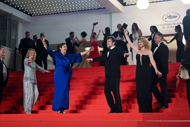 76e Festival International du Film de Cannes. MontÃ e des marches du film Vers un avenir radieux 292577 2023-05-24 Cannes France Moretti, Nanni  Copyright: xLionelxGuericolas MPPx STAR_292577_044