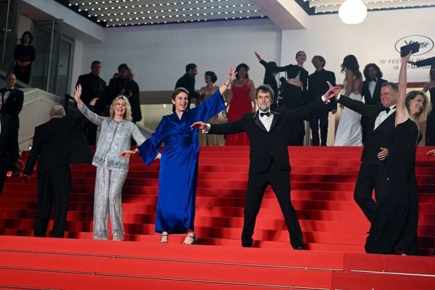 76e Festival International du Film de Cannes. MontÃ e des marches du film Vers un avenir radieux 292577 2023-05-24 Cannes France Moretti, Nanni  Copyright: xLionelxGuericolas MPPx STAR_292577_047