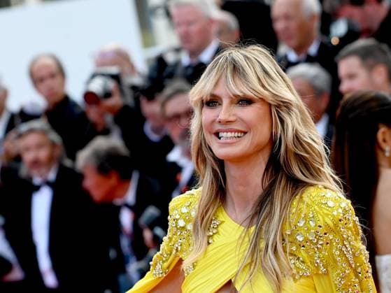 76th Cannes Film Festival 2023, evening 9 - Red Carpet film La Passion De Dodin Bouffant Pictured Heidi Klum  Copyright: xManuelexMangiarottix xipa-agencyx xPoolxPhotoxEventsx01x IPA_IPA38200366