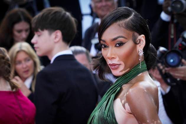 La Passion De Dodin Bouffant Red Carpet - The 76th Annual Cannes Film Festival Winnie Harlow attends the La Passion De Dodin Bouffant red carpet during the 76th annual Cannes film festival at Palais des Festivals on May 24, 2023 in Cannes, France. Cannes France  Copyright: xDanielexCifalÃ x originalFilename: cifala-notitle230524_nptj4.jpg