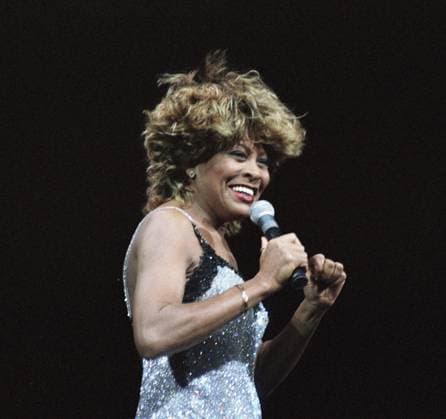 TURNER CONCERT MOSCOW 31841 06.11.1993 Famous American pop rock singer Tina Turner giving a solo concert at the State Kremlin Palace in Moscow. Yuryi Abramochkin Sputnik Moscow Russia  Copyright: xYuryixAbramochkinx