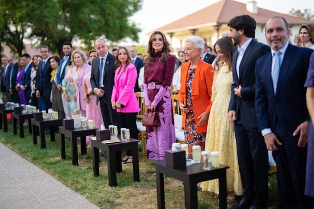 Bilder des Jahres 2023, Entertainment 05 Mai Entertainment Themen der Woche KW21 24-05-2023 Jordan King Abdullah II and Queen Rania, Crown Prince Al Hussein, Princess Iman and Mr. Jameel Thermiotis, and Princess Salma with Prince Hashem at his graduation from King’s Academy in Madaba, Jordan.  Copyright: xPPEx