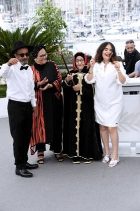 76th Cannes Film Festival 2023, Photocall film Kadib Abyad (The Mother Of All Lies) . Pictured: Ouardia Zorkani, Zahra Jeddaoui, Asmae El Moudir, Said Masrour  Copyright: xAlbertoxTerenghi PoolxPhotoxEvenx xPoolxPhotoxEventsx01x IPA_IPA38208272