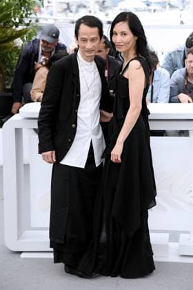 76th Cannes Film Festival 2023, Photocall film La Passion De Dodin Bouffant . Pictured: Tran Nu Yen Khe, Tran Anh Hung  Copyright: xAlbertoxTerenghi PoolxPhotoxEvenx xPoolxPhotoxEventsx01x IPA_IPA38209090