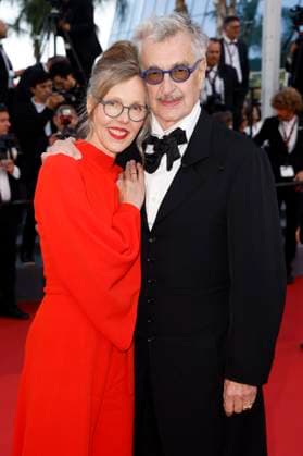 Entertainment Bilder des Tages Wim Wenders mit Ehefrau Donata bei der Premiere des Kinofilms Perfect Days auf dem Festival de Cannes 2023 76. Internationale Filmfestspiele von Cannes im Palais des Festivals. Cannes, 25.05.2023