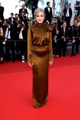 Andie MacDowell bei der Premiere des Kinofilms L Ã tÃ dernier Last Summer auf dem Festival de Cannes 2023 76. Internationale Filmfestspiele von Cannes im Palais des Festivals. Cannes, 25.05.2023
