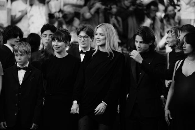 76e Festival International du Film de Cannes. MontÃ e des marches du film L ete dernier . 76th International cannes Film Festival. Red carpet 292623 2023-05-25 Cannes France Efira, Virginie; Judor, Eric  Copyright: xTerencexBaelenx STAR_292623_045