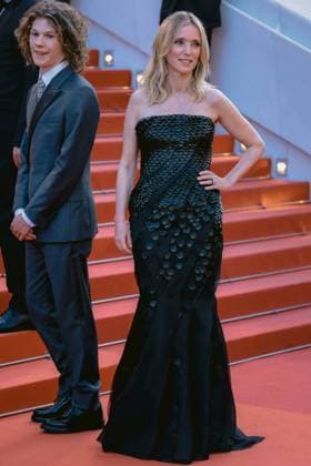 76e Festival International du Film de Cannes. MontÃ e des marches du film L ete dernier . 76th International cannes Film Festival. Red carpet 292623 2023-05-25 Cannes France Drucker, LÃ a; Kircher, Samuel  Copyright: xTerencexBaelenx STAR_292623_075