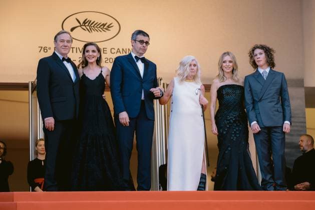 76e Festival International du Film de Cannes. MontÃ e des marches du film L ete dernier . 76th International cannes Film Festival. Red carpet 292623 2023-05-25 Cannes France Breillat, Catherine; Drucker, LÃ a; Kircher, Samuel; Rabourdin, Olivier; Princesse Clotilde de Venise - Courau (Savoie)  Copyright: xTerencexBaelenx STAR_292623_080