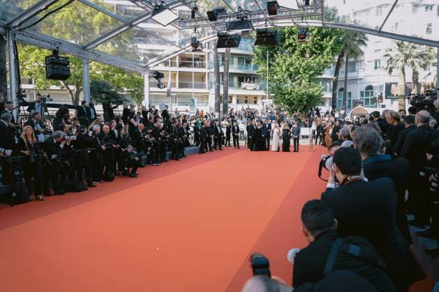 76e Festival International du Film de Cannes. MontÃ e des marches du film L ete dernier . 76th International cannes Film Festival. Red carpet 292623 2023-05-25 Cannes France Breillat, Catherine; Drucker, LÃ a; Kircher, Samuel; Rabourdin, Olivier; Princesse Clotilde de Venise - Courau (Savoie)  Copyright: xTerencexBaelenx STAR_292623_083
