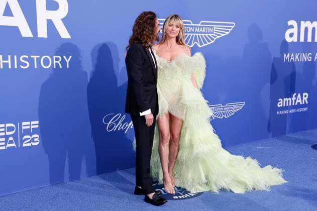 Tom Kaulitz mit Ehefrau Heidi Klum bei der 29. amfAR Gala Cannes im Rahmen vom Festival de Cannes 2023 76. Internationale Filmfestspiele von Cannes im HÃ tel du Cap-Eden-Roc. Antibes, 25.05.2023